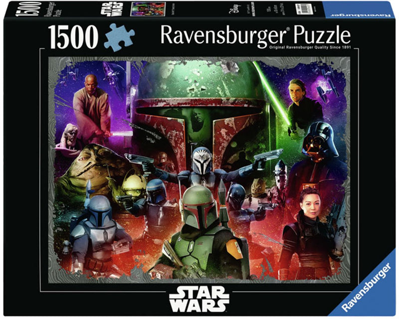Afbeelding laden in galerijviewer, Ravensburger legpuzzel star wars boba fett premiejager, 1500st.
