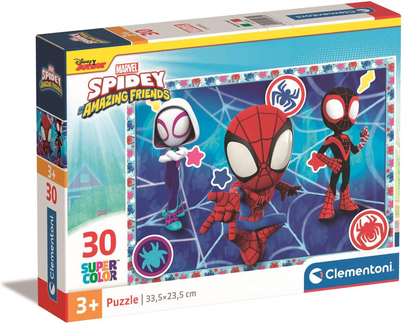 Afbeelding laden in galerijviewer, Clementoni legpuzzel super color marvel spidey, 30st.
