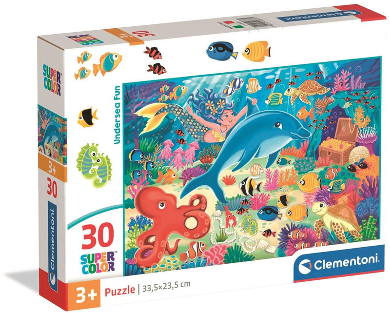 Afbeelding laden in galerijviewer, Clementoni legpuzzel undersea fun, 30st.
