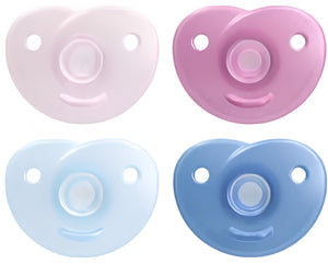 Philips avent soothie fopspeen - 0 tot 6 maanden - 2 speentjes - blauw of roze - scf099 20