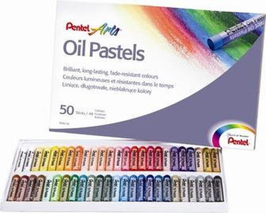 Pentel arts olie pastel set à 50 stuks