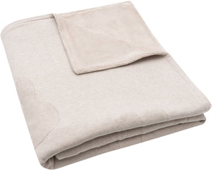 Jollein deken ledikant 100x150cm miffy nougat coral fleece