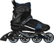 Nijdam inline skates - alu chassis - circuit cruiser - maat 39 - zwart