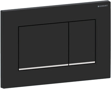 Geberit sigma30 bedieningsplaat 2-toets - matzwart