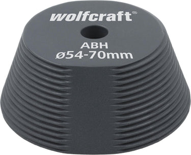 Wolfcraft - verloopadapter - gatvergroter voor het vergroten van gaten met een gatenzaag - ø 54–70 mm - 76 mm - 5952000