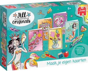 Jumbo - jill schirnhofer - maak je eigen kaarten - knutselset - knutselpakket kaarten 8 jaar