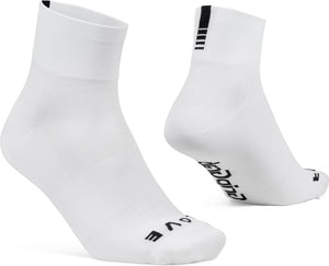 Gripgrab - lightweight sl korte performance zomer fietssokken 1 paar coolmax wielersport sokken low cut - wit - unisex 35-38