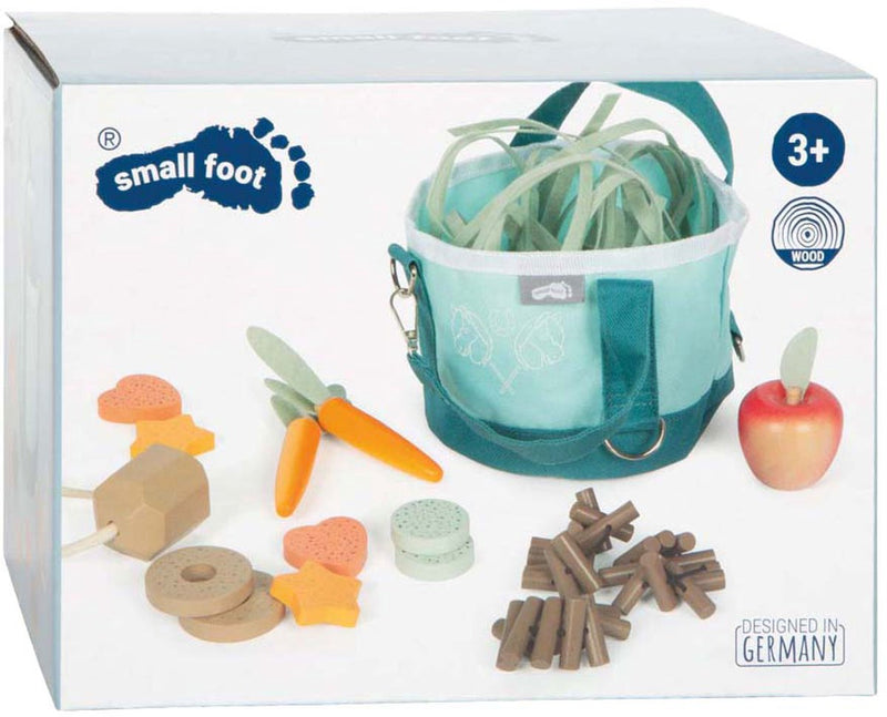 Afbeelding laden in galerijviewer, Small foot - paardenvoer set met tas
