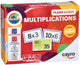 Cayro flash cards vermenigvuldigen - 110 educatieve kaarten voor de tafels van 1 tot 10 - kleurgecodeerd per tafel - leer vermenigvuldigen op een speelse manier - 1-8 spelers - vanaf 6 jaar - collection