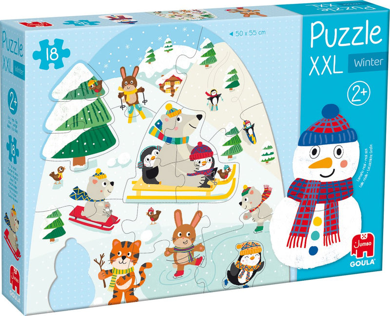 Afbeelding laden in galerijviewer, Jumbo goula puzzel xxl winter - 18st.
