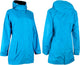 Ralka waterdichte regenjas lang model - dames - lichtblauw marine - maat 40