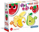 Clementoni - puzzel - my first puzzles - 2,3,4 en 5 stukjes - fruit thema - voor kinderen - vanaf 2 jaar