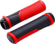 Bbb cycling ergonomische handvatten fiets cobra - ergonomische fiets handvatten met maximaal comfort - lengte 142 mm - zwart rood - bhg-96