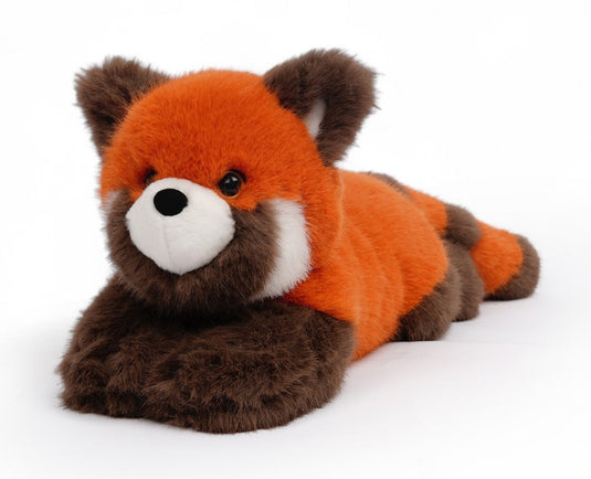 One love knuffel - rode panda rusty - 43cm - oranje en bruin - 0 jaar
