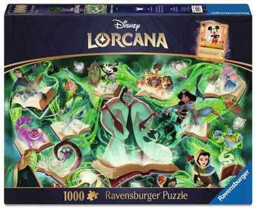 Ravensburger puzzel disney lorcana emerald 1000 stukjes volwassenen.