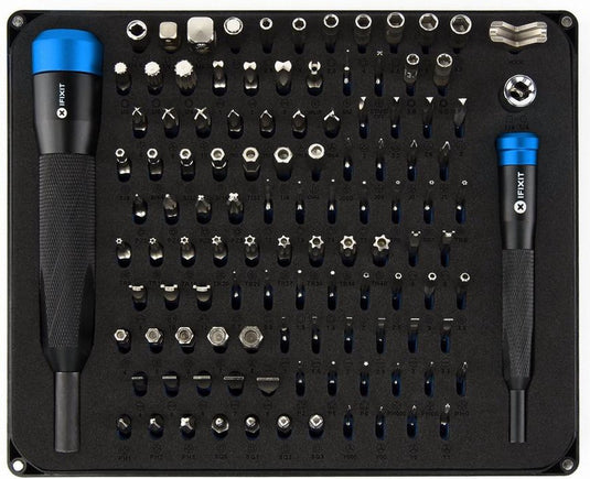 Ifixit manta - 112 bit driver kit bitset (zwart blauw)