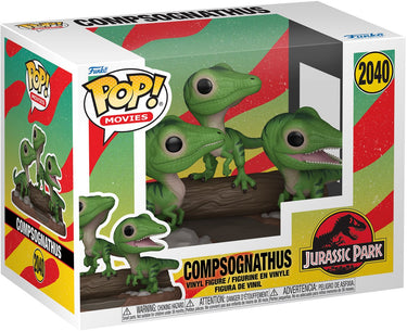 Funko jurassic park pop! premium vinyl figure compsognathus 9 cm pop! figuur