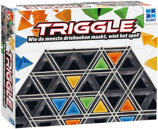 Megableu triggle - strategisch bordspel - vorm driehoeken met elastieken - vanaf 7 jaar - gezelschapsspel voor familie vrienden
