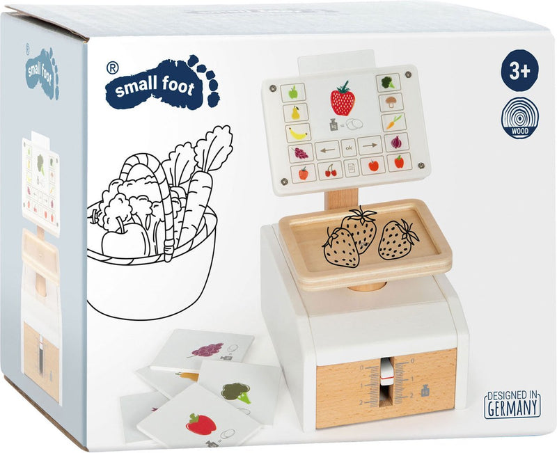 Afbeelding laden in galerijviewer, Small foot - houten weegschaal fresh
