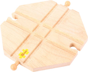 Bigjigs houten rails - kruisingsplateau