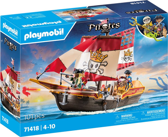 Playmobil pirates piratenschip - 71418