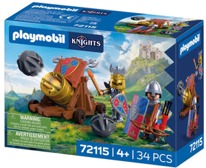Playmobil knights ridders met kanon - 72115.