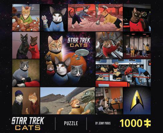 Star trek cats 1000-piece puzzle