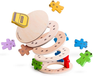 Bigjigs houten stapelspel teddyberen.