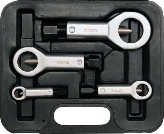 Yato stevige moerensplijterset 4-delig