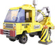 Lobbes speelgoed bv lobbes bouwset constructie speelgoed wegenbouw - 119 onderdelen geel.