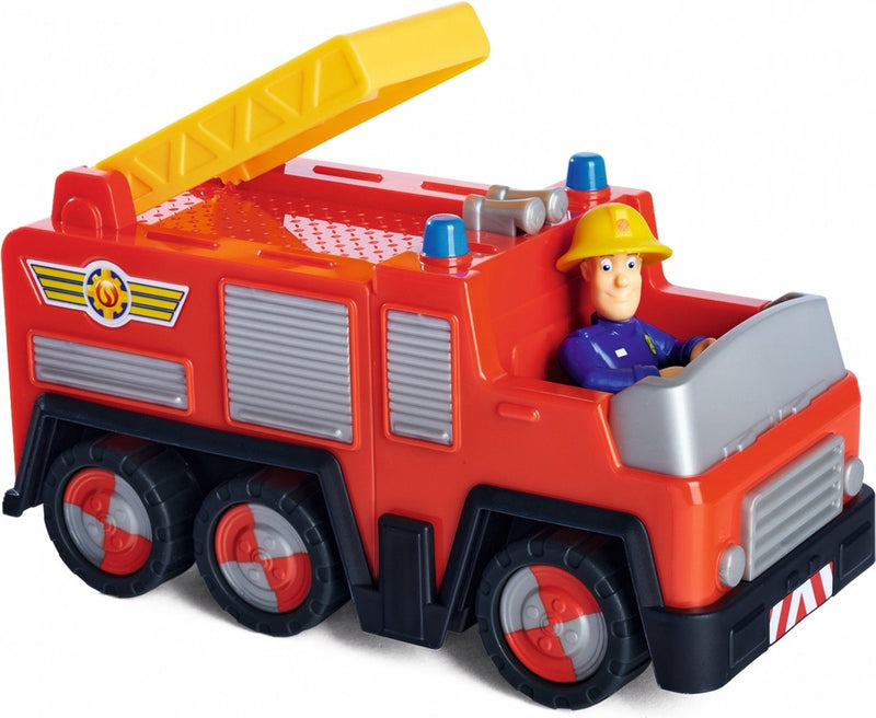 Afbeelding laden in galerijviewer, Simba brandweerman sam jupiter brandweerauto met sam figuur
