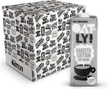 Oatly! oatly haver barista edition - 6 stuks - (6l) - houdbare plantaardige melk - barista - voordeelverpakking