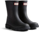 Hunter downpour short wellington boots laarzen - - dames - zwart - maat 38