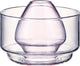 Hario matcha chasen houder met kom - hittebestendig glas - roze