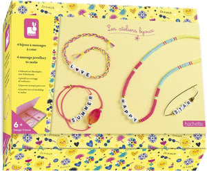 Janod - atelier - bijoux tekstbandjes maken