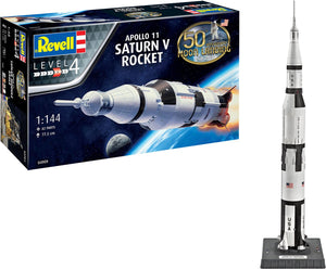 Revell modelbouwpakket militaire voertuigen - 04909 apollo saturn v plastic - 1:144 - modelbouw