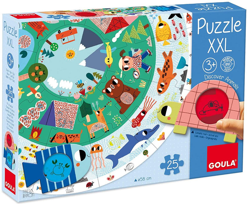 Afbeelding laden in galerijviewer, Goula puzzel xxl discover animals
