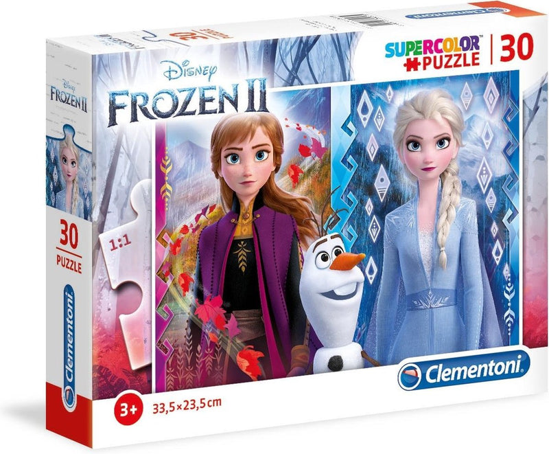 Afbeelding laden in galerijviewer, Clementoni legpuzzel super color frozen ii, 30st.
