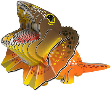 Eugy 3d puzzel - hagedis - wilde dieren - duurzaam - verzamel ze allemaal - 6 jaar