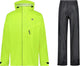 Agu passat - regenpak - regenjas en regenbroek - unisex - geel - xxl - 100% waterdicht - winddicht - ventilerend - reflecterend