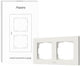 Aqara switch frame h2 eu 2-gang (white)