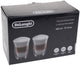 De'longhi delonghi kopjes dubbele thermowant set van 2 latte macchiato glazen 5513214611