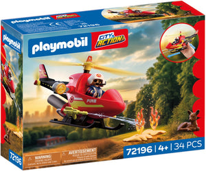 Playmobil feuerwehr-helikopter