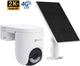 Ezviz hb8 lite 4g wifi 6 kit – 2k+ -ptz beveiligingscamera 5w zonnepaneel – 360° vision - ai detectie - kleur nachtzicht – sirene spotlight- geen maandkostenng