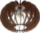 Eglo stellato - plafondlamp - e27 - ø40 cm - donkerbruin nickel-mat