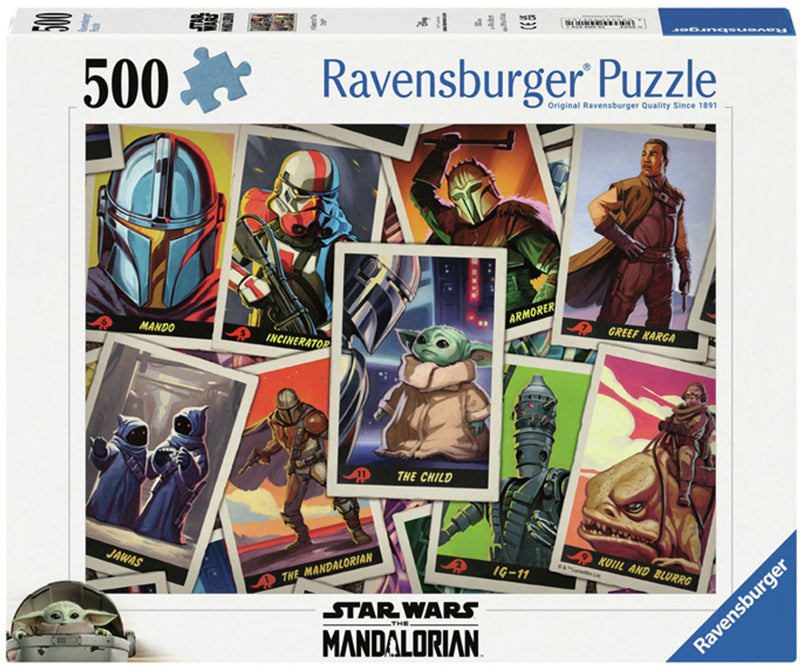 Afbeelding laden in galerijviewer, Ravensburger legpuzzel star wars the mandalorian the child 500 stukjes film.
