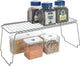 Metaltex - stapelrek - kast organizer - zilver - keukenkastorganizer - aanrecht organizer - afmetingen 35x26x15 cm