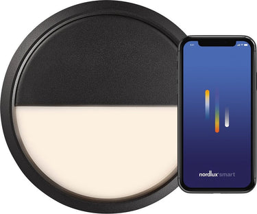 Nordlux ava-plafondlamp-smart-ip54-zwart