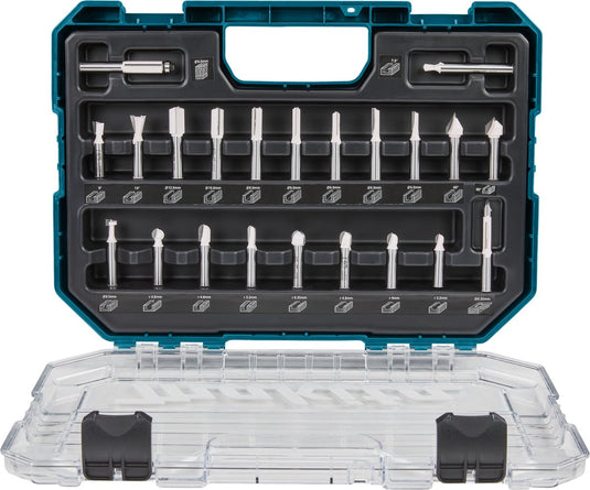 Makita freesset 8 mm, 22-delig, d-74784