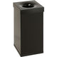 Dutchdesign prullenbak 31004300 gepoedercoat aluminium zwart